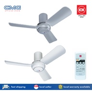 KDK 44" Ceiling Fan With Remote Control M11SU *Installation Available*