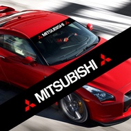 Car Front Window Glass Stickers Sunshade Windshield Vinyl Decals for Mitsubishi Attrage Mirage Trito