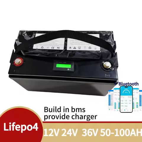 12V 100AH 120Ah 150Ah 24V 36V 40Ah 50AH 60Ah 80Ah lifepo4 lithium battery deep cycle batteries bluet