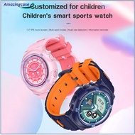 AMAZ HT19 Smart Watch For Kids 1.28 Inch IPS Full Touchscreen IP68 Waterproof Fitness Watches Compatible For Android IOS