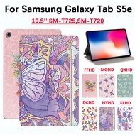 For Samsung Galaxy Tab S5e 10.5 inch SM-T725,SM-T720 Fashion Tablet Protective Case Flower Blossom Bush, High Quality Flip Stand PU Leather Cover