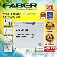 SYK Free Shipping Faber Chest Freezer 210L FZ FREDDO 225 Deep Freezer Peti Beku Freezers Peti Freezer Peti Sejuk 冷藏 冰箱