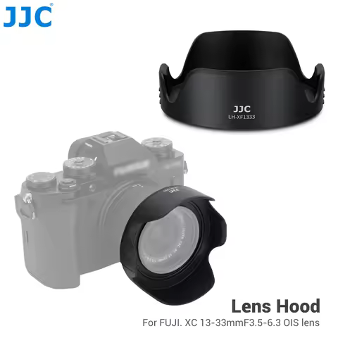 JJC Petal Reversible Lens Hood Shade For Fujifilm XC 13-33mm f/3.5-6.3 OIS Lens on Fujifilm X-T30 XT