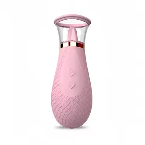Clitoral Sucking Vibrator with 9 Lick and 3 Suction Mode Quick Orgasm Clit Tongue Stimulator Nipples