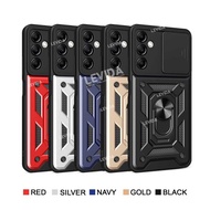 Samsung A35 5G Samsung A55 5G Case Robot Slide Camera Protect + Ringstand Samsung A35 5G Samsung A55