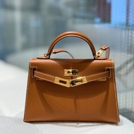 ▪️富貴選物FUGUEI▪️Hermes mini Kelly 2代 金棕金釦