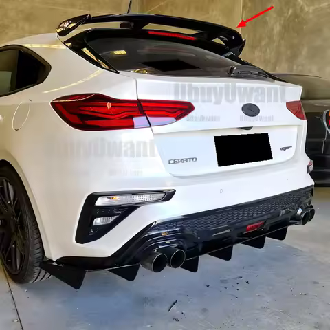 Roof Spoiler For KIA CERATO BD GT Hatch 2018 - 2021 REAR SPOILER ABS Universal Rear Wing For KIA For