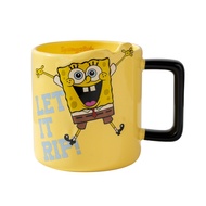Tel: Creative SpongeBob Cartoon Ceramic Mug Breakfast Cup Cute Drinking Cup Cup 1I5R