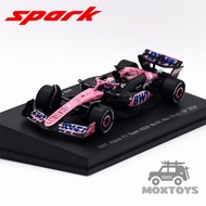 Spark 1:64 BWT Alpine Team A524 No.61 Abu Dhabi GP 2024 Jack Doohan Diecast Model Car