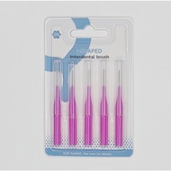 Blister of 5 - Interdental Brush, Orthodontic Interdental Brush, Interdental Cleaning Brush, Reduces