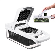 Multi-functional kitchen dicer, vegetable and fruit dicer, household grater, vegetable chopper expla