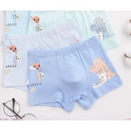 Ready Stock < Boys Underwear D2G] Dinosaur 3XL Flat Waist 29CM Big Kids Underwear ♥ Children Boxer B
