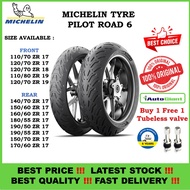 TAYAR  MICHELIN ROAD 6 150/60 ZR17, 190/50 ZR 17, 190/55 ZR 17 RADIAL TYRE