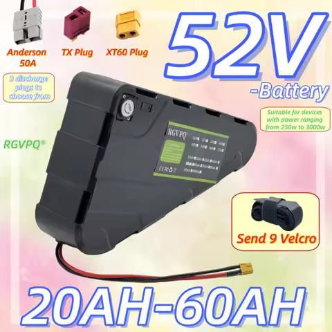 Air transportation, new capacity, triangle battery pack 52V 20AH-60AH modified electric scooter trip