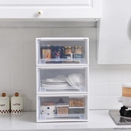 13L Multipurpose Wardrobe Clothes Stackable Plastic Storage Box Drawer Storage Box Underwear Box Gif