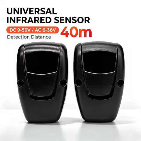 Universal Infrared Safety Sensor DC 9‑50V AC 6‑36V Photocell Infrared Detector For Barrier Gate Swin