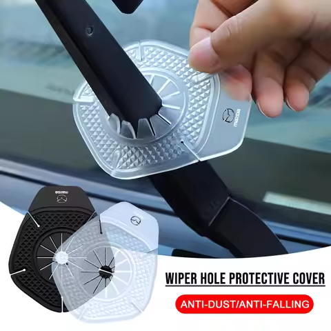 2PCS Car Wiper Arm Protective Car Windshield Wiper Hole Silicone Protector Cover for Mazda 3 6 CX5 2