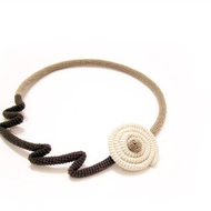 抽象蒲公英鉤針管項圈項鍊 Wrapped Bloom