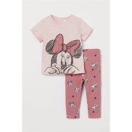 ( Auth ) Mickey Blurred short shirt and pants set UK size 6-9m