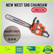 NEW WEST 588 Chainsaw 20" 22" 24" - HEAVY DUTY MATA POTONG MATA BELAH RANTAI OREGON(PAPAN TIADA SPRO