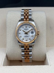 二手 USED  ROLEX 勞力士 DATEJUST 179173 銀色電腦面鑽石字 2010年10月 直帶 未打磨 99.9%新 全套 FULL SET