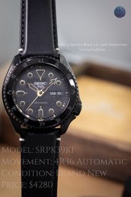 ⚫️SEIKO精工 x 李小龍55週年限量/  特色龍型圖騰錶面✅- SRPK39K1🔥
旺角門市 全新現貨 SEIKO 精工 5 Sports Bruce Lee 55th Anniversary 