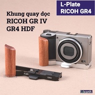 Ricoh GR4 | Lplate L-shaped vertical rotating frame bracket handcase hand grip support base Ricoh Gr