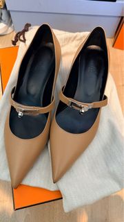 Hermes Kelly Pumps 愛馬仕尖頭高跟鞋（1吋