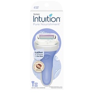 Schick Intuition Pure Nourishment Razors for Women | 1 Razor & 2 Intuition Razor Blades Refill with 