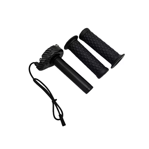 Surron Style 12V-90V Universal Voltage Ebike Hand Grips Full Bar Twist Throttle for Bafang BBS01B BB