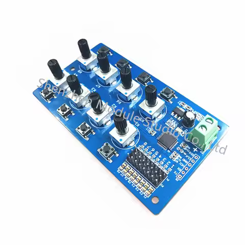8 Way Channel Servo Controller Module MG995 SG90 Debugging Board Futaba Back Centerer