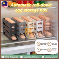 Egg Storage Box/ Auto-Egg Rack/Egg Storage Box Container Organizer/30 Grids Large Capacity Refrigera