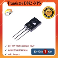 Semiconductor components - Transistor D882 type NPN - 3A/40V