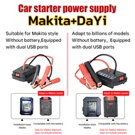 Car Jump Starter & Air Pump Portable Air Pump Tire Pressure Gauge  Battery Charger for Starting Car 