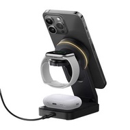 牛魔王 - QD882G Qi2 3合1 磁力無線充電座(可摺合) iPhone / Apple Watch / Airpods