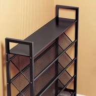 Metal Mesh Shoe Rack Rak Kasut Storage Shelf Multi-Layer Storage Organizer Sturdy&Easy to Assemble R