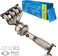 PHILTOP Catalytic Converter Kit Compatible with Ford 2011-2019 Fiesta 1.6L High Flow Catalytic Conve