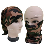 Buff Headscarf Bandana Mask askar loreng classic camo army new