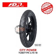 (NOT TUBELESS) FDR City Power 2.75 Ring 18 2.75-18 275-18 Tubetype Tube Type Benen