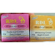 700% Orignal RDL BABY FACE WHITENING NIGHT CREAM & FACE OFF FADE OUT CREAM DAY CREAM