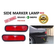 Stanley Japan Side Maker Rear Bumper Universal Reflector Lamp 2pcs Waja Wira Myvi Myvi Honda SV4 Sm4