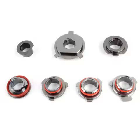 LED Headlight Bulb Retainer Socket Adapter H7 H11 H4 H1 H3 9005 9006 9012 Aluminum Alloy Base Car Li