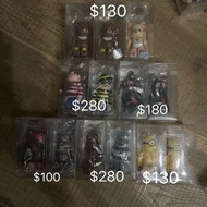 (現貨) bearbrick 100% Rilakkuma 超人 Wally 睡衣熊 小黃人