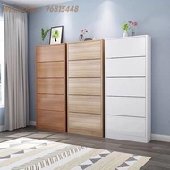 A121719實木 全新 加高鞋櫃 入門置物櫃 玄關櫃 超薄多層翻斗鞋櫃 Shoebox（包送貨上門）Solid wood tipping bucket shoe cabinet