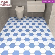 Stiker Lantai Kamar Mandi Tahan Air PVC Stiker Perekat Diri Wallpaper Dinding Dekorasi Menebal 2m CO