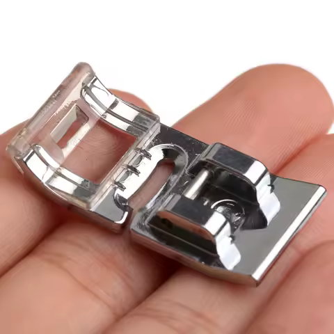 Domestic Sewing Machine Transparent Standard Presser Foot Fit For Brother Singer Janome Multifunctio