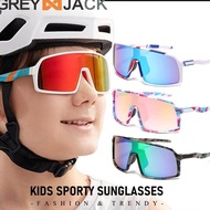 CODE A59F Gray Jack Sunglasses for Boys Girls Sport Model Anti UV4 Protection Cool Adjustable Lens 7