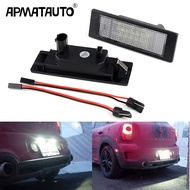 2Pc CANbus Led Number License Plate Lights For BMW E63 E64 E81 E85 E86 E87 650i M6 Z4 645Ci F06/F12/