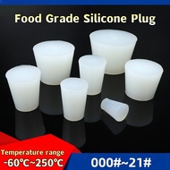 Food-Grade Silicone Rubber Stopper Solid Glass Triangular Flask Stopper Soft Plug Test Tube Stopper 