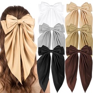 6 Pcs Riben Rambut Panjang Besar, Aksesori Comel untuk Wanita dan Gadis - Jepit rambut besar untuk r